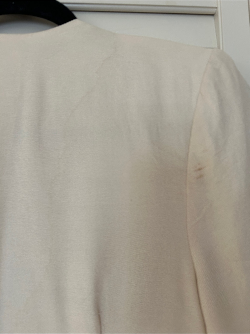Vintage MW Elegant Light Peach Blazer with Button Detailing Size 10P - Picture 10 of 10